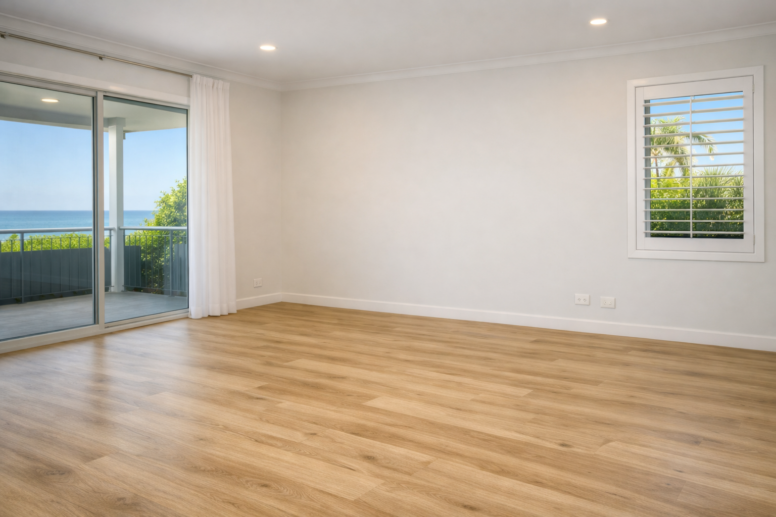 Interior house painting project in Perth - Living room transformation